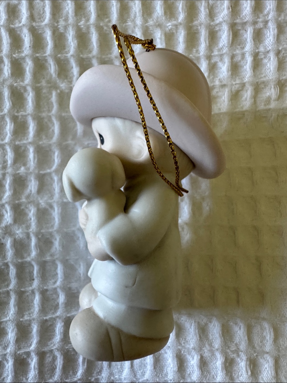 Precious Moments Love Rescued Me Ornament w Box Tag 1986 Enesco - Picture 7 of 10